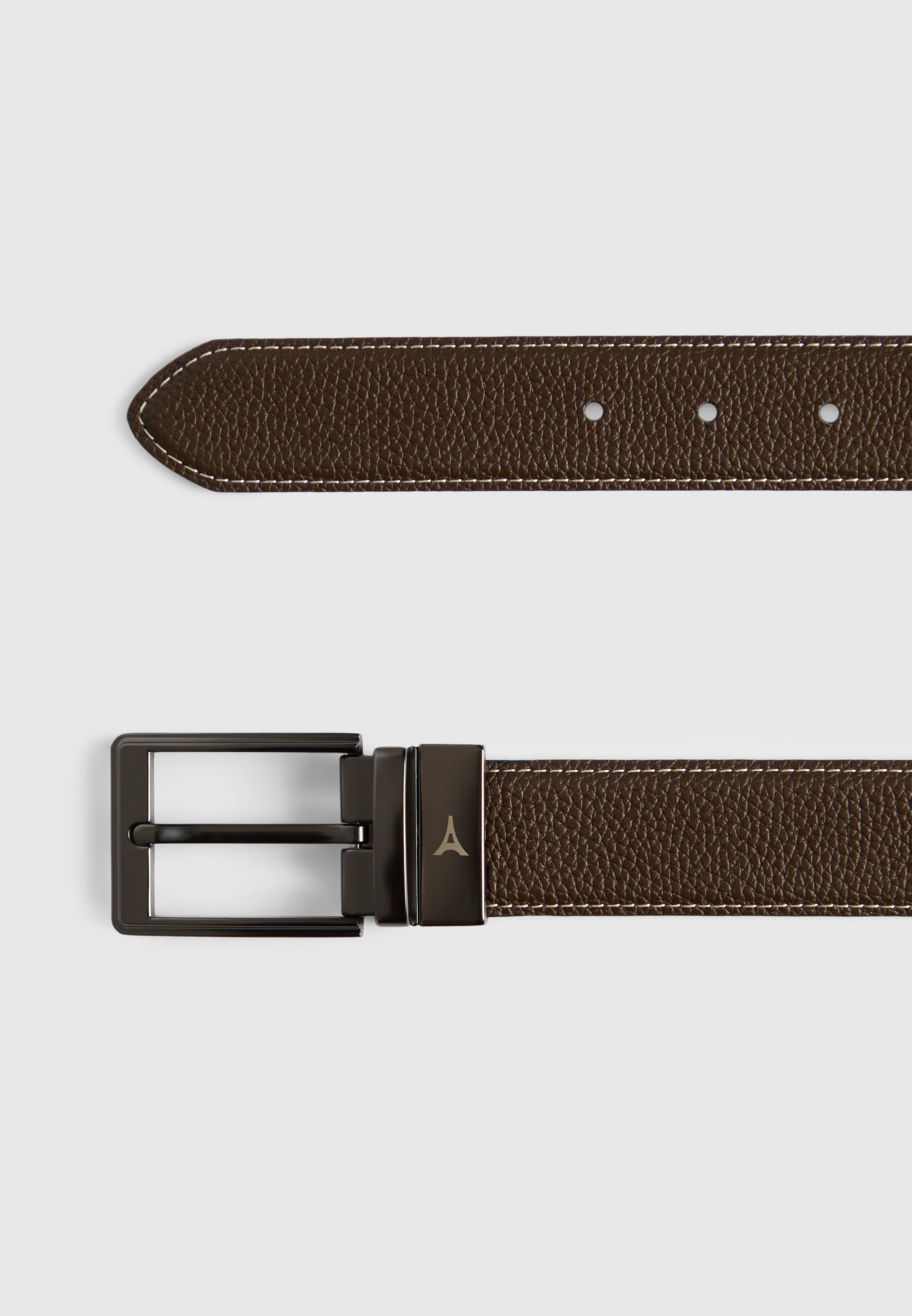 Éternel Reversible Leather Belt - Black/Brown