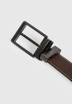 Éternel Reversible Leather Belt - Black/Brown