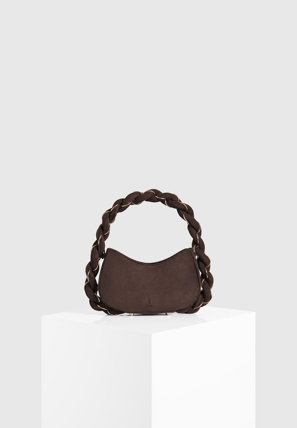 Somme Suede Handbag - Brown