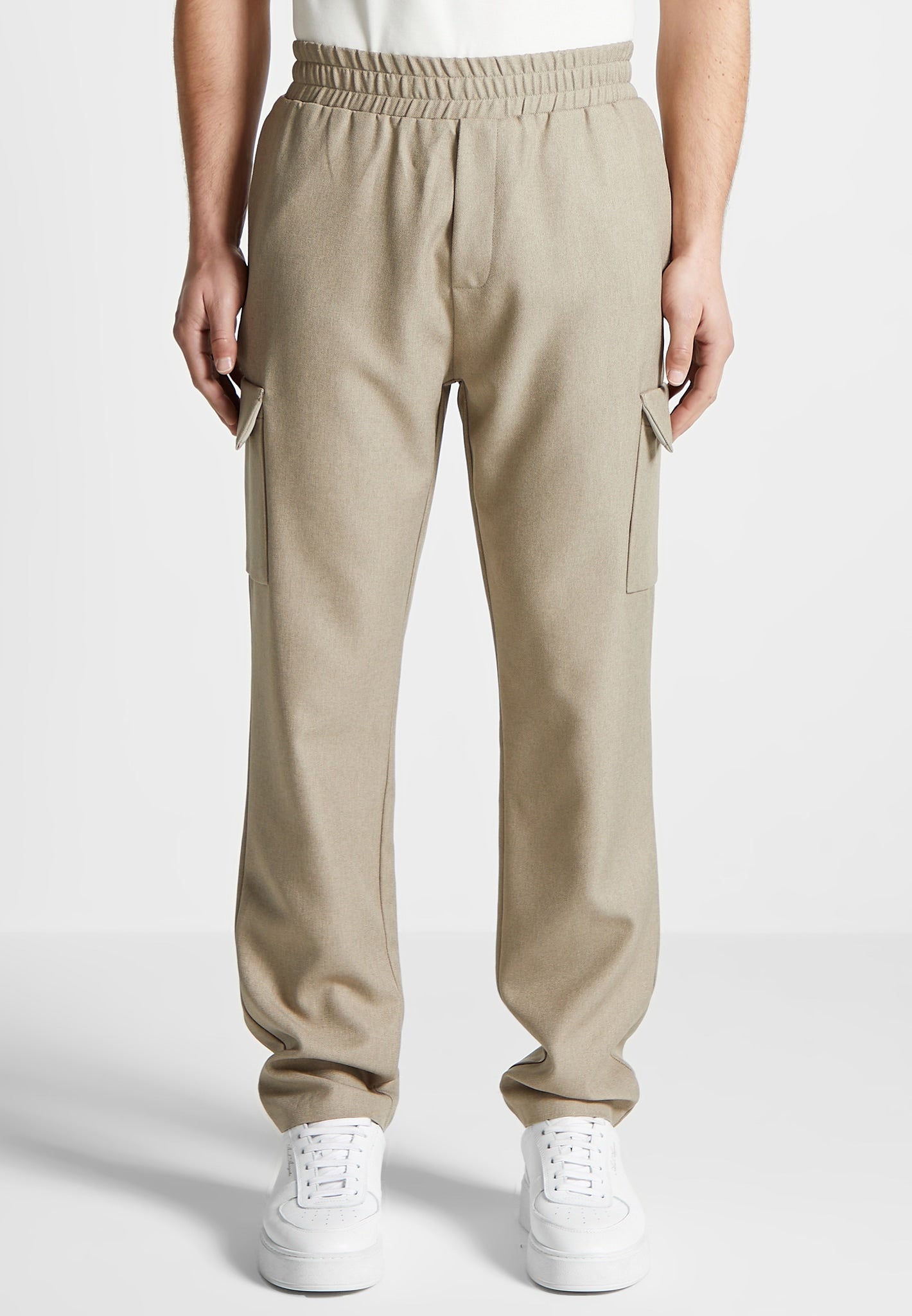 Mens fleece cargo pants hotsell with pockets