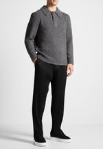 boucle-knit-polo-jumper-grey