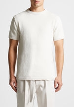 boucle-knit-regular-fit-t-shirt-cream