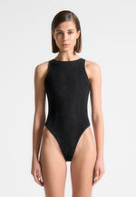 eternelle-vegan-suede-racer-neck-bodysuit-black