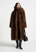 fur-oversized-coat-with-scarf-brown