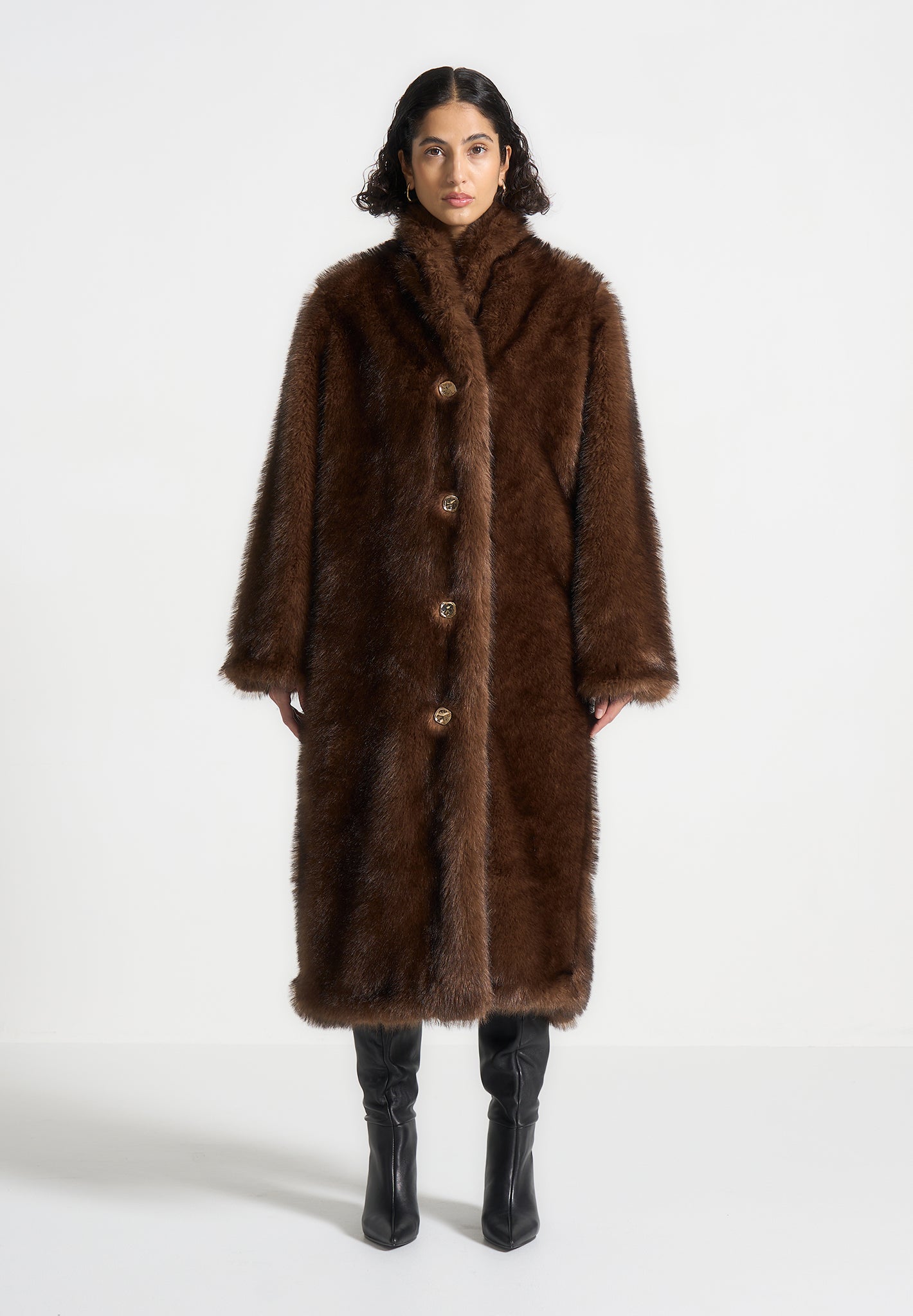 fur-oversized-coat-with-scarf-brown