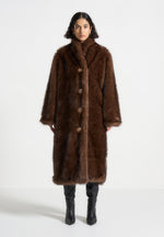 fur-oversized-coat-with-scarf-brown