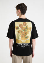 Van Gogh Sunflowers T-Shirt - Black