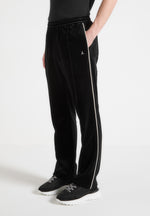 Eiffel Velour Track Pants - Black