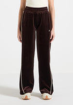 eiffel-velour-straight-leg-joggers-brown