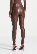 vegan-leather-gloss-ribbed-leggings-brown