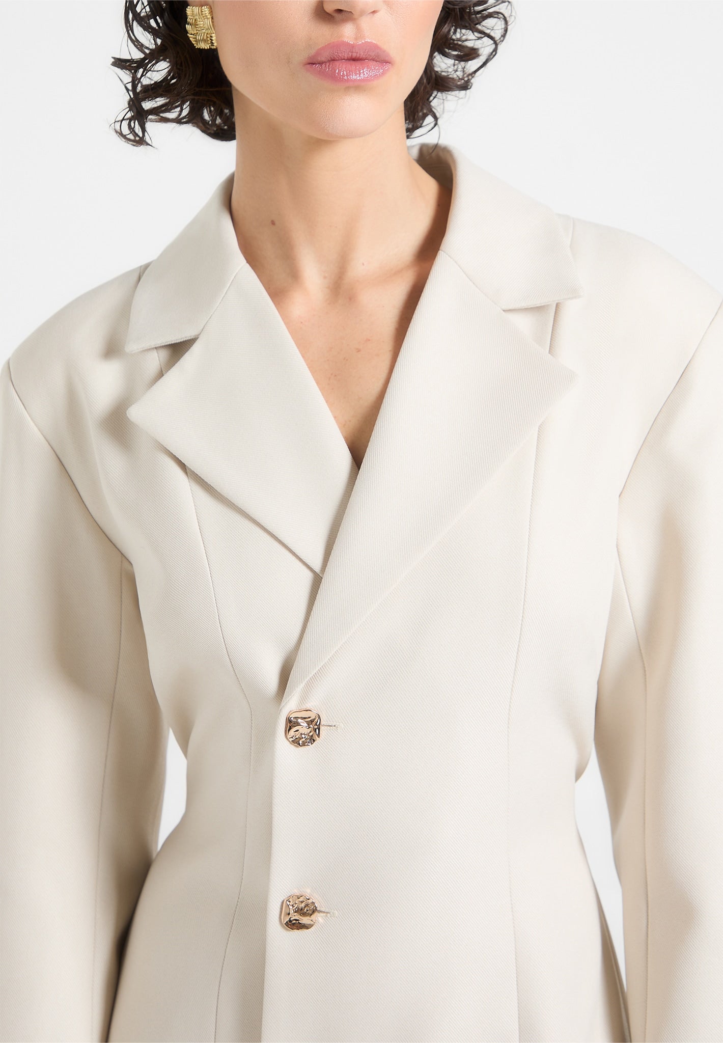 tailored-cinch-blazer-dress-with-pleats-beige