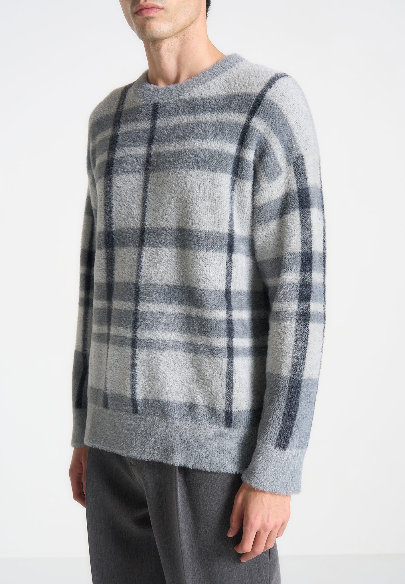 check-knit-jumper-grey