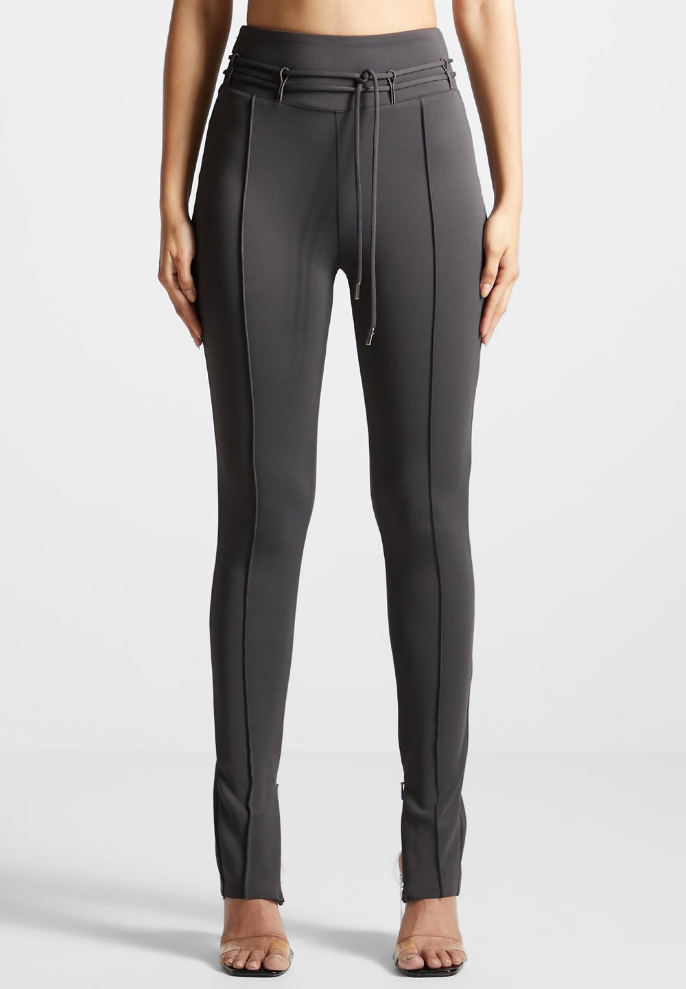 neoprene-tie-detail-leggings-charcoal-grey