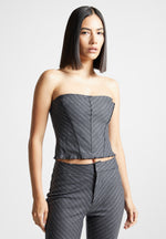 pinstripe-bandeau-corset-top-grey