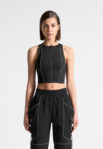 reflective-piped-racer-crop-top-black