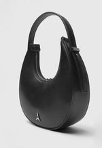 round-vegan-leather-bag-black