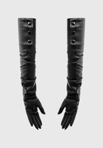 long-leather-ruched-gloves-black