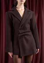 oversized-wool-asymmetric-blazer-dress-brown