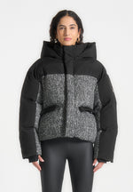 oversized-tweed-puffer-jacket-black