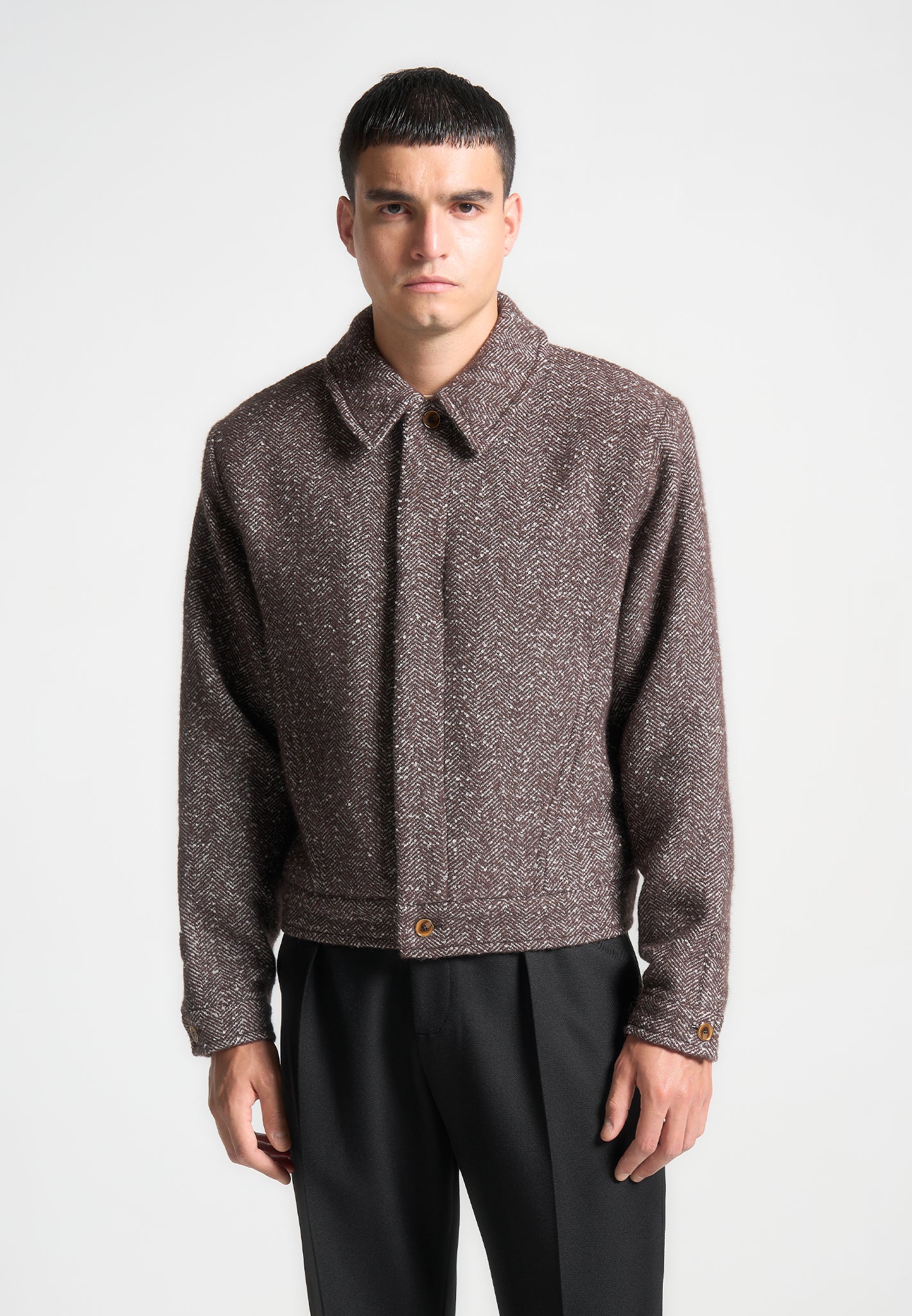 boxy-herringbone-jacket-brown