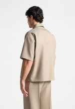 boxy-shirt-with-crease-beige