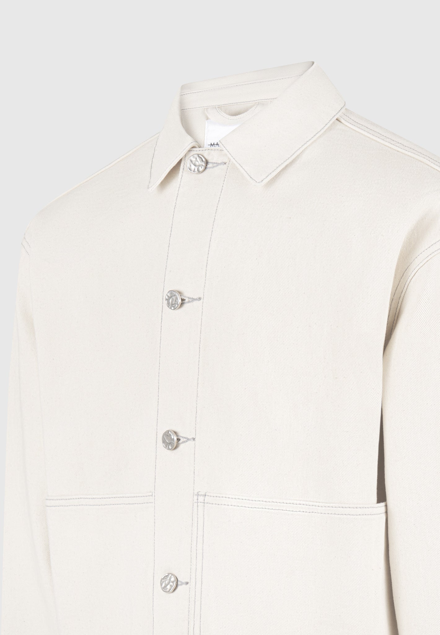 contrast-stitch-carpenter-jacket-cream