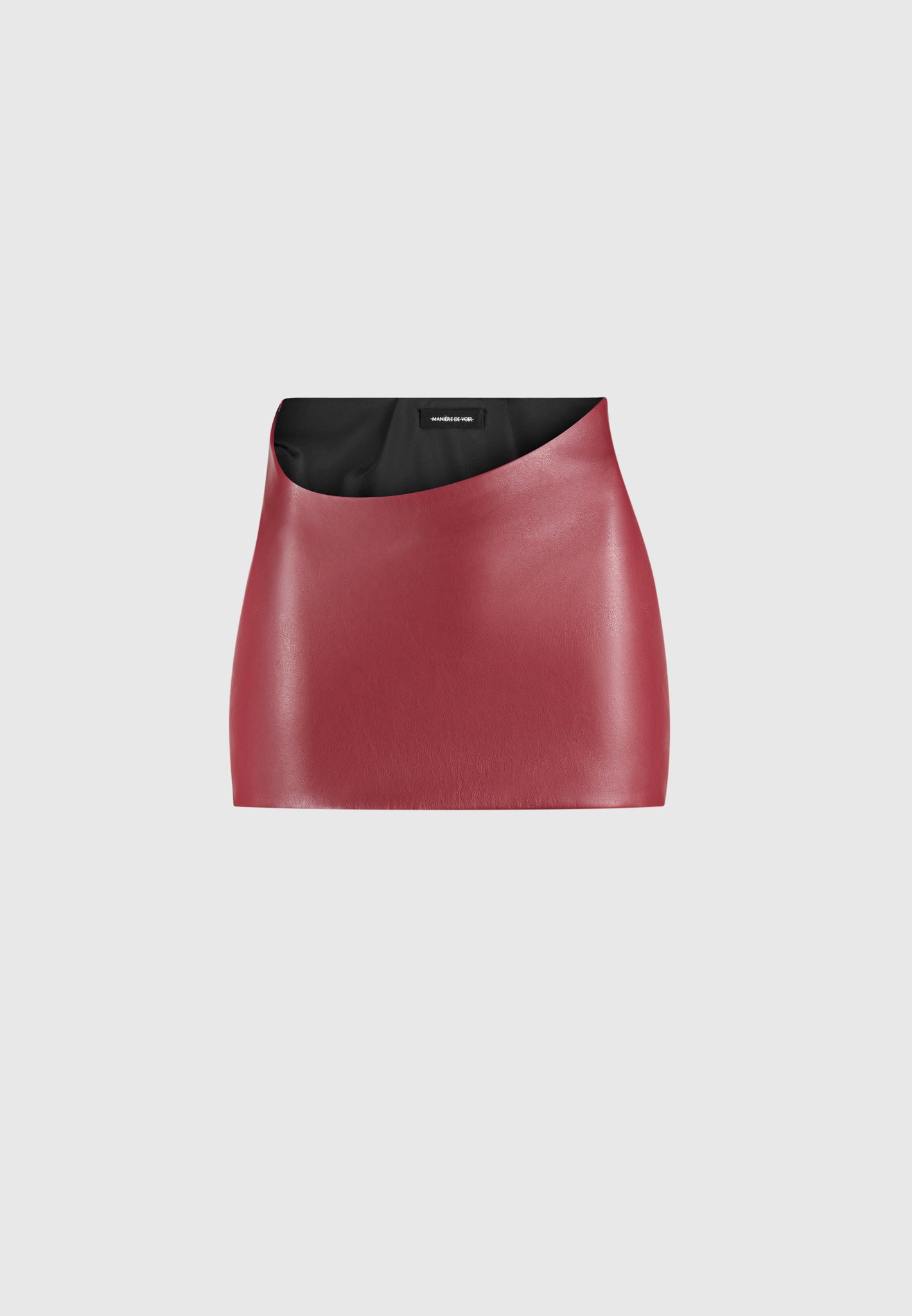 curved-waist-vegan-leather-mini-skirt-wine-red