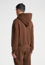 eternal-cropped-hoodie-brown