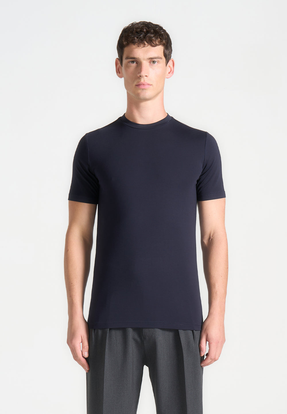 Éternel Fitted Luxe T-Shirt - Navy