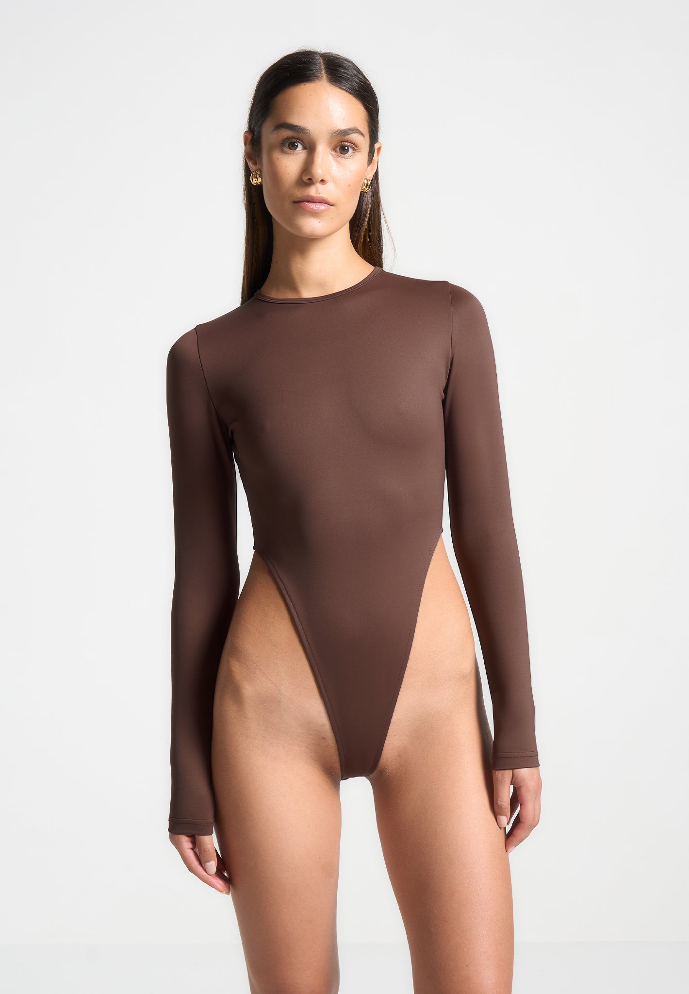 eternelle-high-leg-long-sleeve-bodysuit-brown