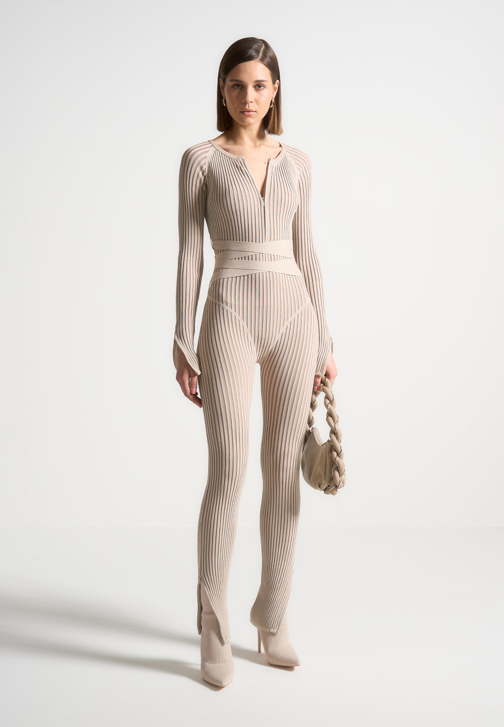 knitted-two-tone-jumpsuit-with-belt-beige-taupe