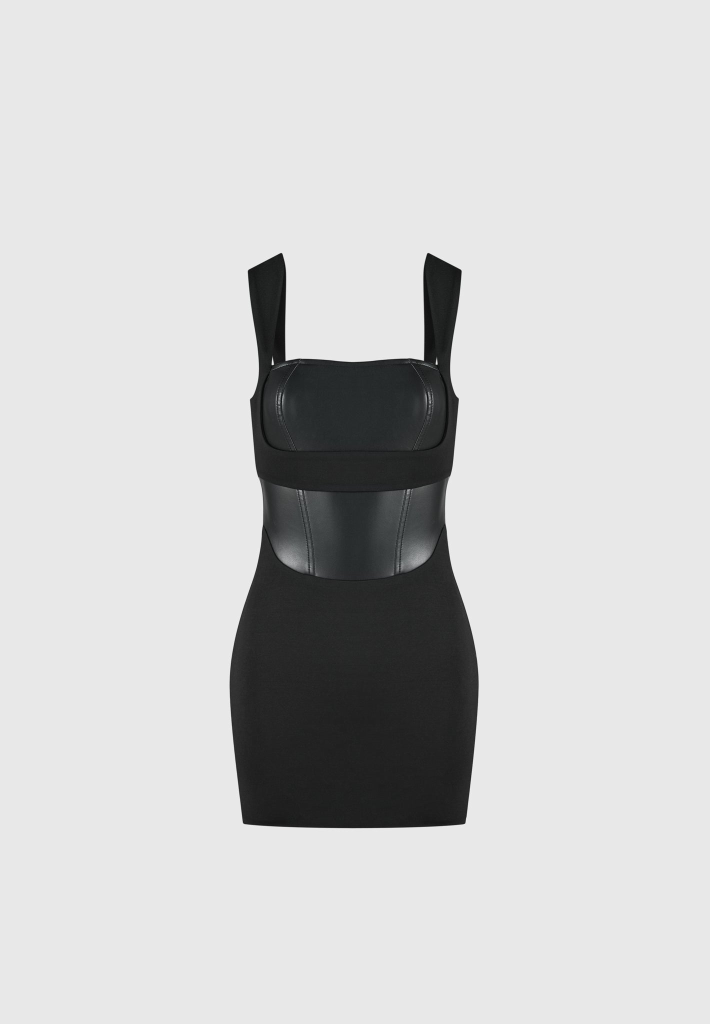 layered-corset-mini-dress-black