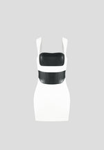 layered-corset-mini-dress-white-black