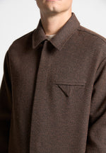 melange-tailored-shirt-with-triangle-pocket-brown