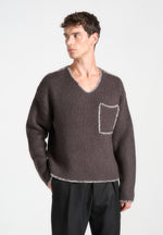 mohair-knit-whipstitch-v-neck-jumper-brown