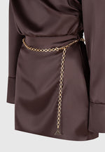 off-shoulder-draped-satin-mini-dress-with-belt-brown