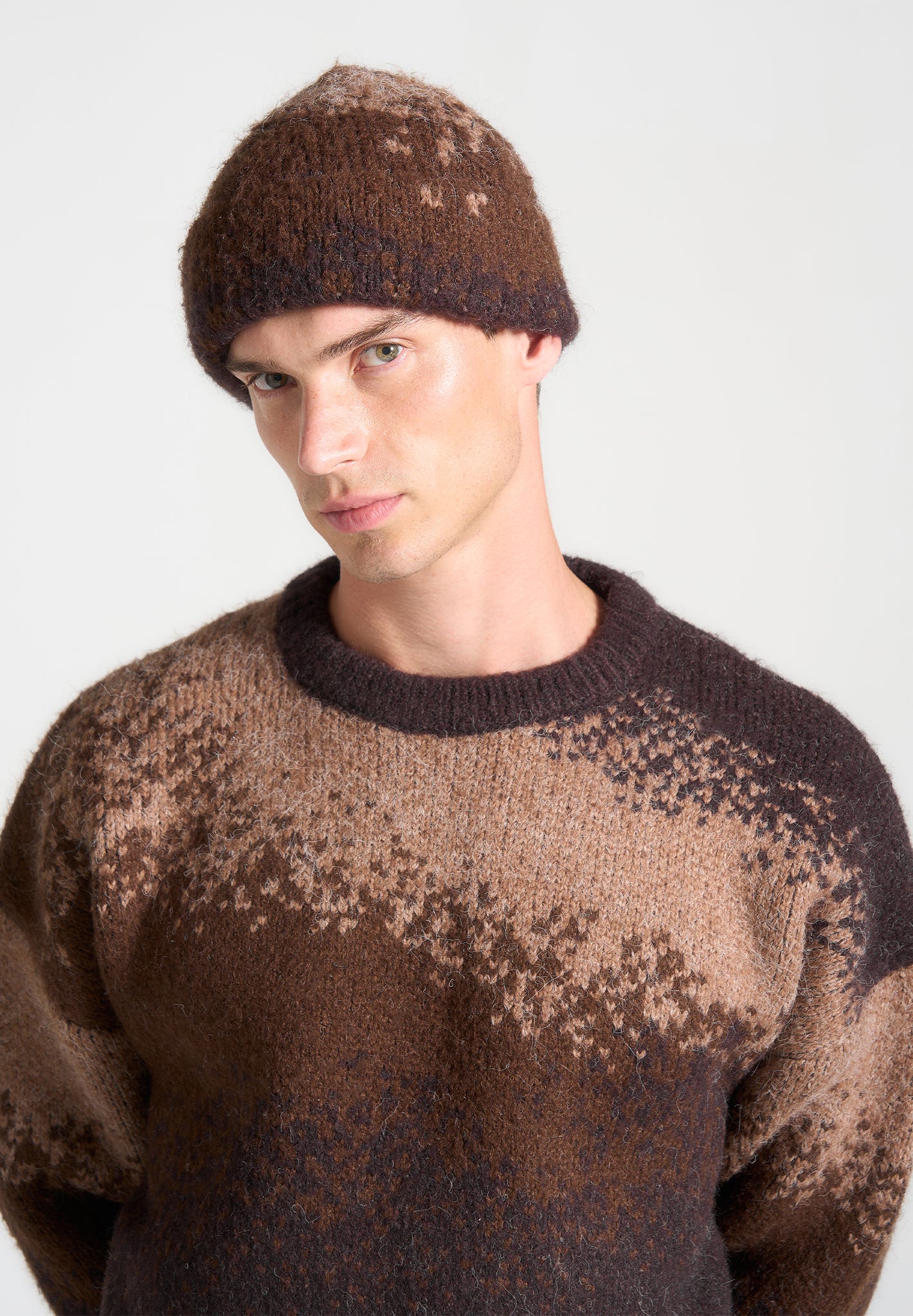 ombre-knit-beanie-hat-taupe