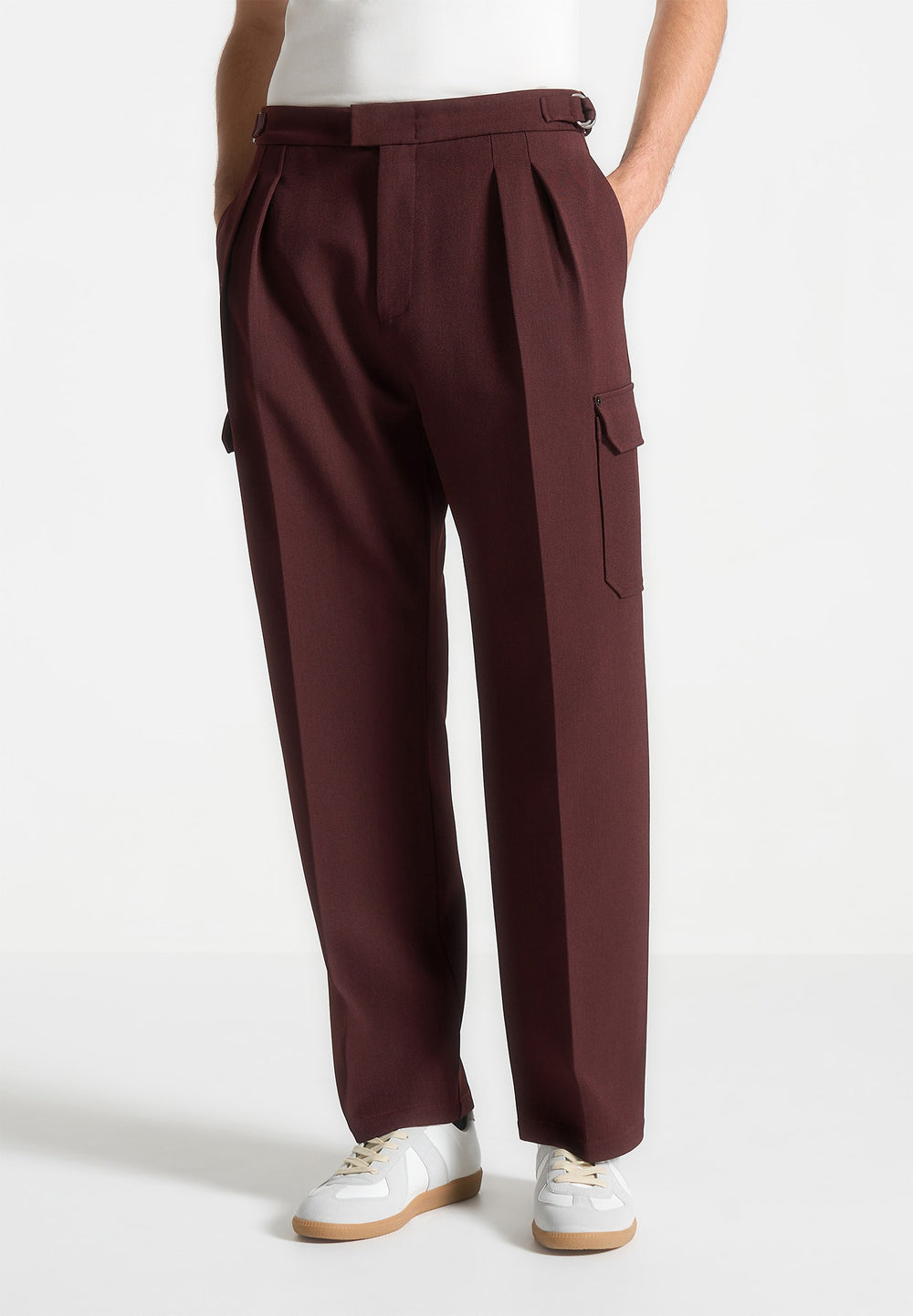 relaxed-fit-twill-pocket-trousers-wine-red