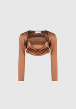 satin-drape-bandeau-bolero-top-bronze