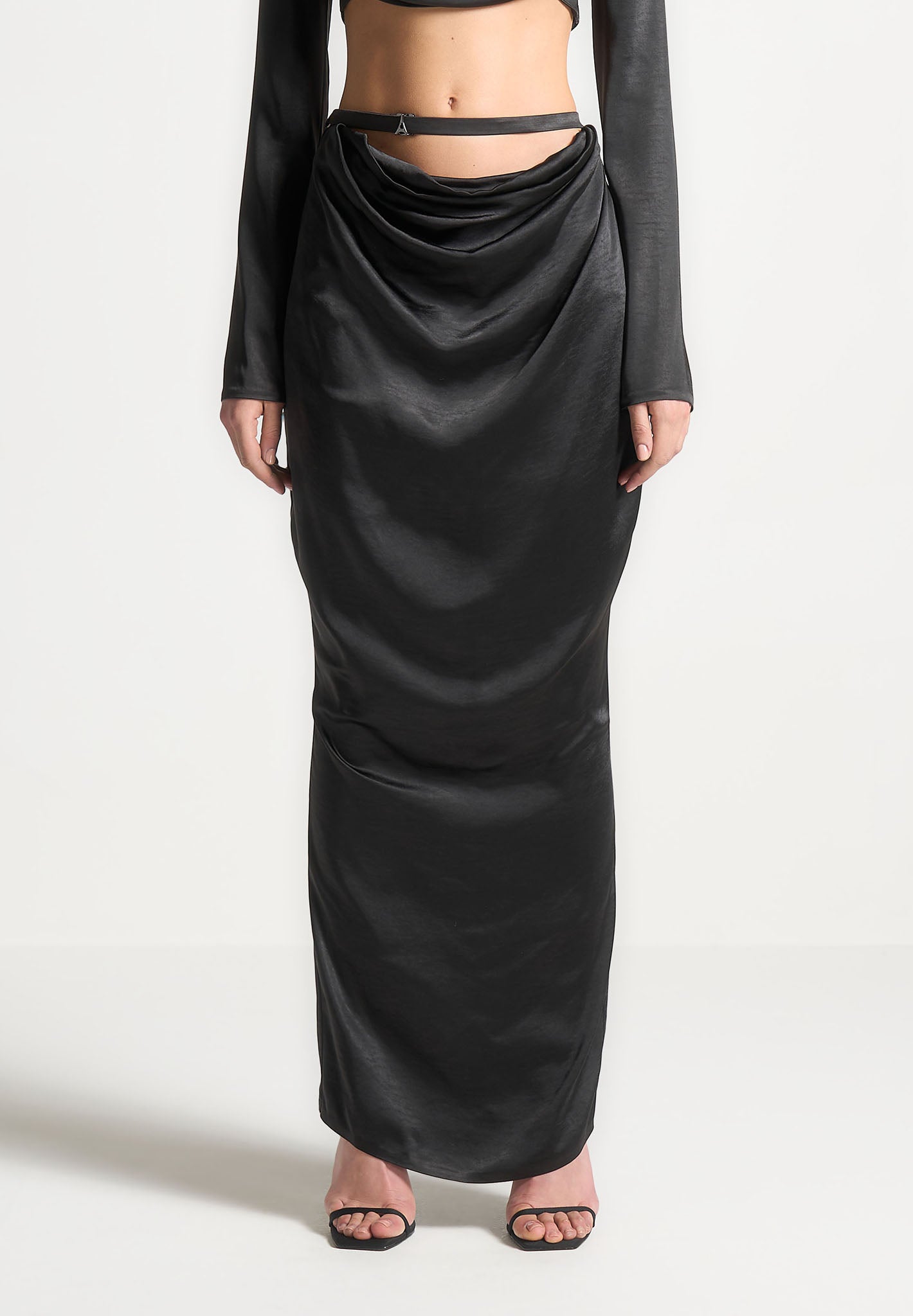 satin-drape-belted-maxi-skirt-black