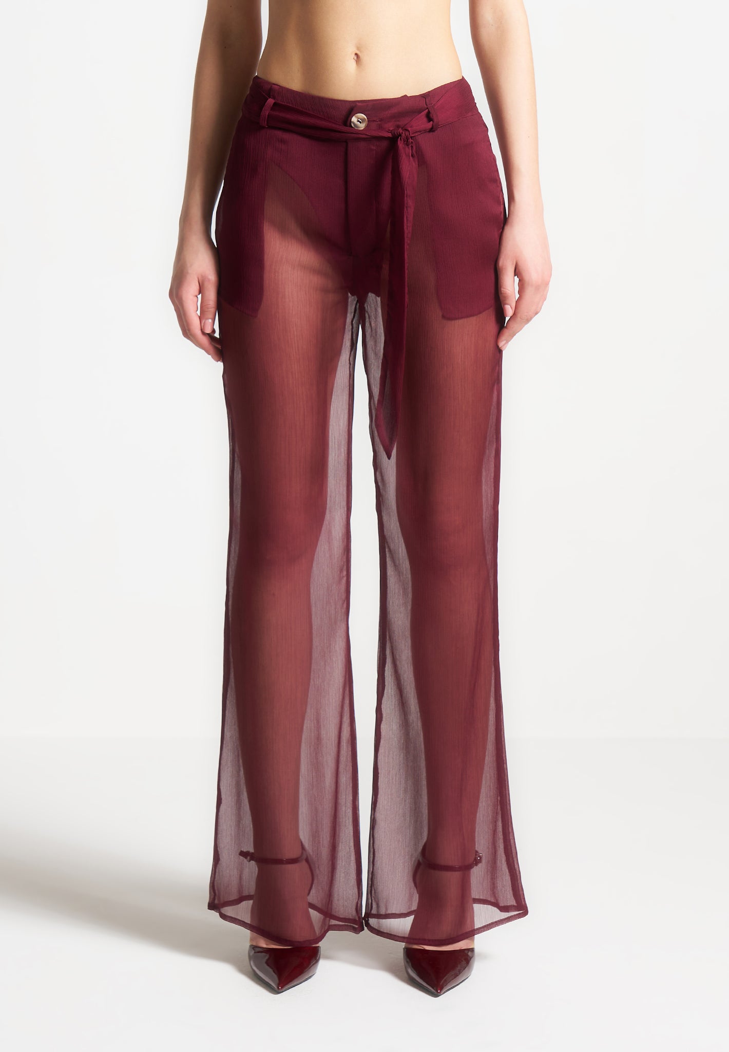 sheer-belted-trousers-wine-red