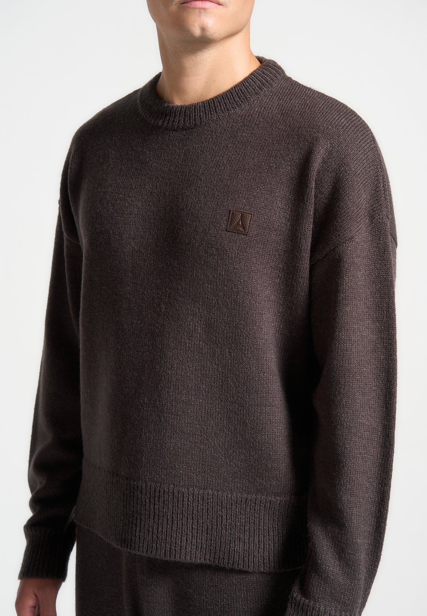 signature-knit-crewneck-jumper-brown