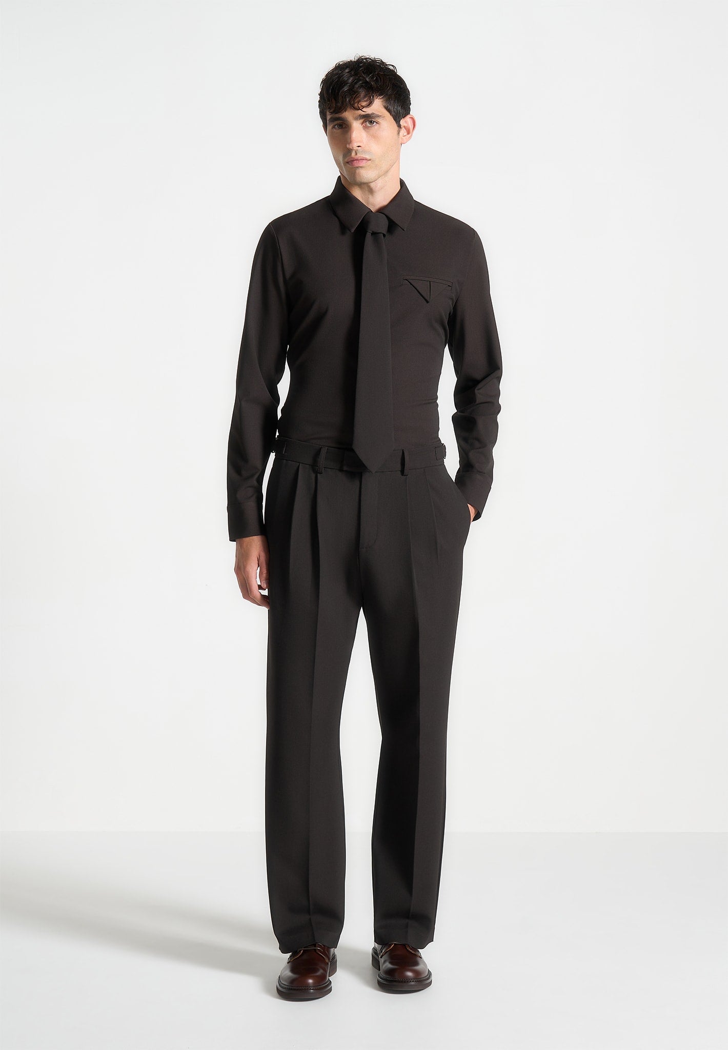 slim-fit-tailored-stretch-shirt-brown