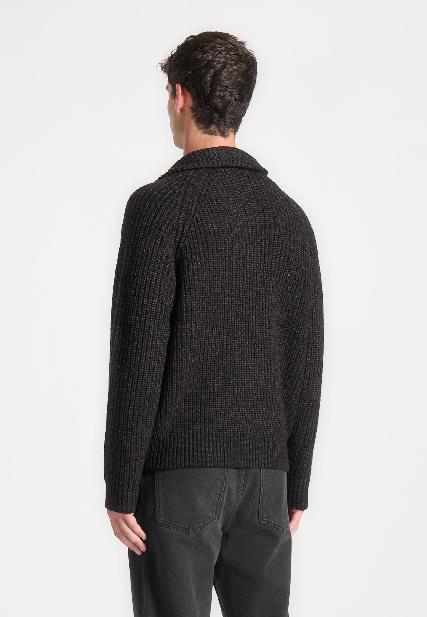 speckled-wool-zip-up-cardigan-black