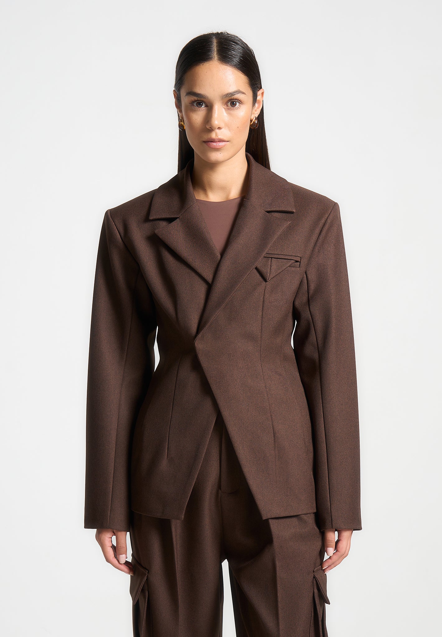 tailored-contour-double-breasted-blazer-brown