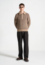 textured-wool-knit-polo-jumper-taupe