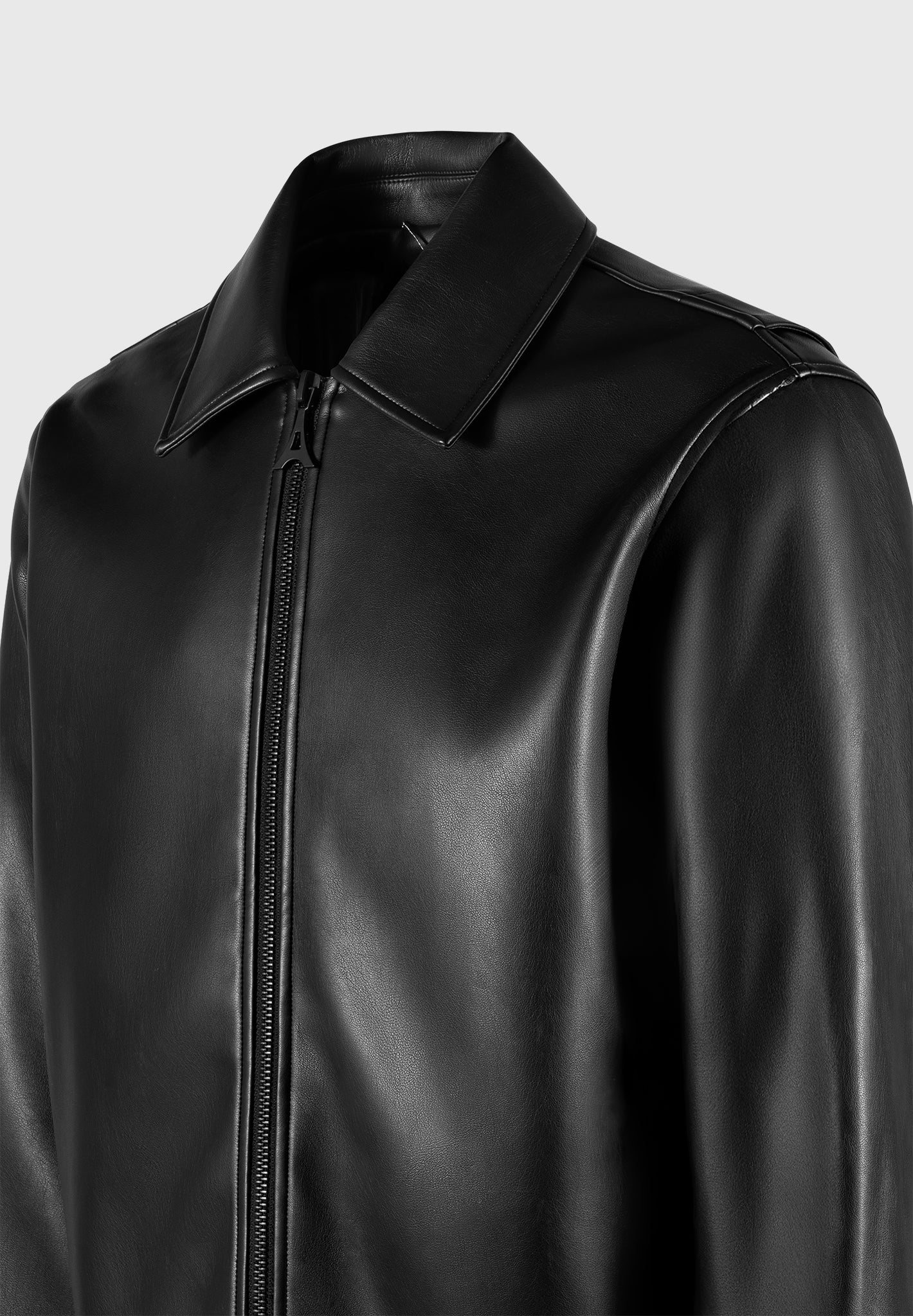 Men's vegan leather jacket best sale