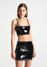 vegan-leather-mirrored-bandeau-top-black-black