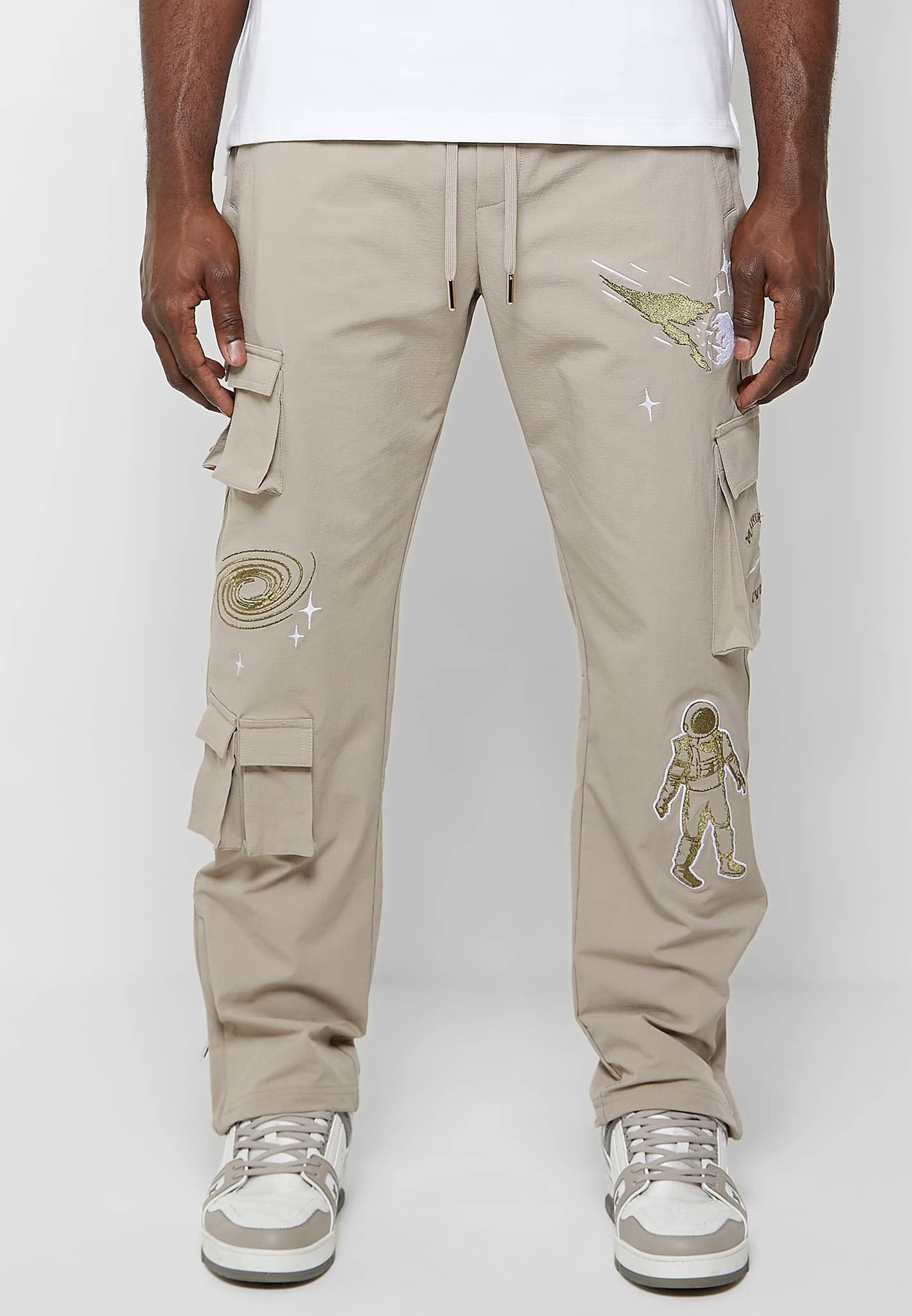 Astronaut Multi-Pocket Cargo Pants - Taupe | Manière De Voir