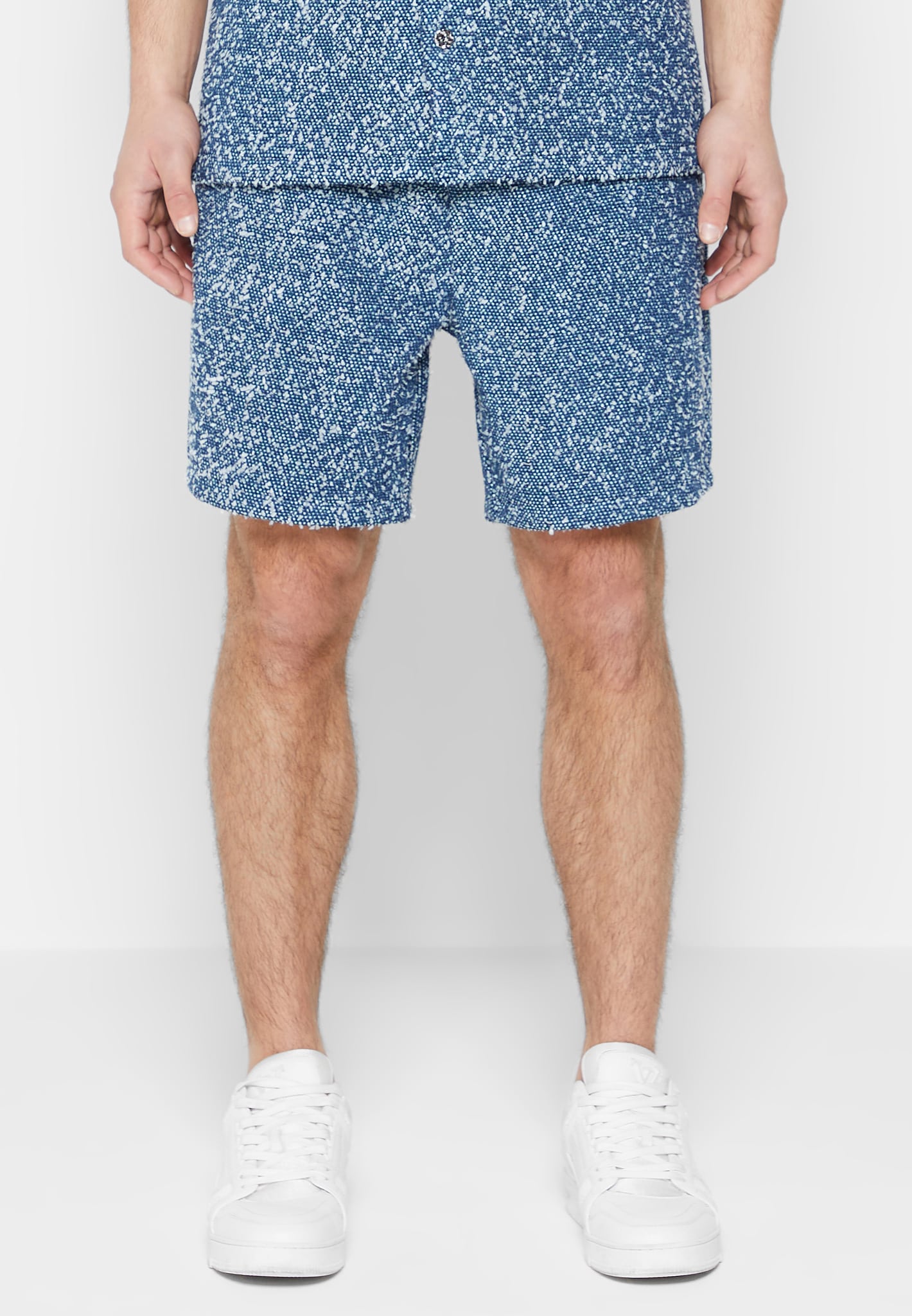 Mid blue 2024 denim shorts